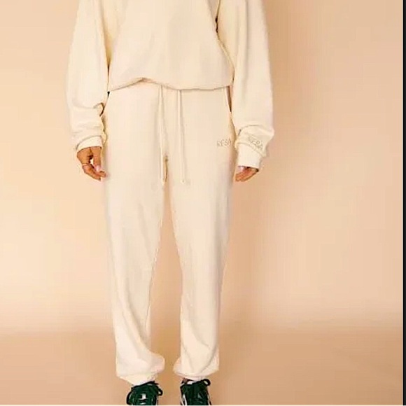 Reves Beige Nude Sweatpants - Picture 1 of 9